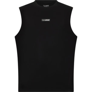 PLEIN SPORT Slub Cotton Tanktop
