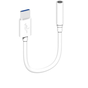Adaptateur USB C MOBILITY LAB USB-C - JACK 3.5mm WHITE
