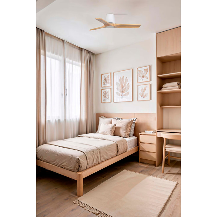 HEYWOOD TUB S Ventilateur de plafond blanc/pino  TUYA