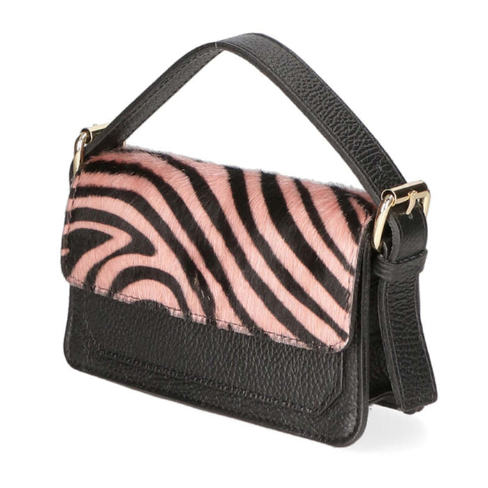 Borsa a mano da donna - Modello Aleide - Vera pelle - 18.0 x 11.0 x 6.5 cm