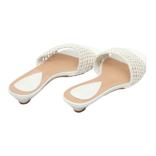 Ciabatta intreccio - tacco 3,5 cm