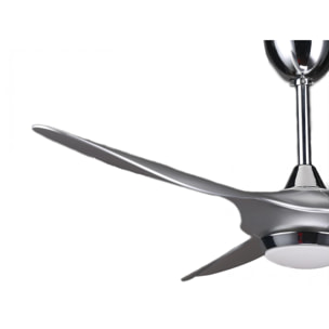 Ventilateur de plafond ø132 cm avec LED et Wifi Réversible Hypersilence