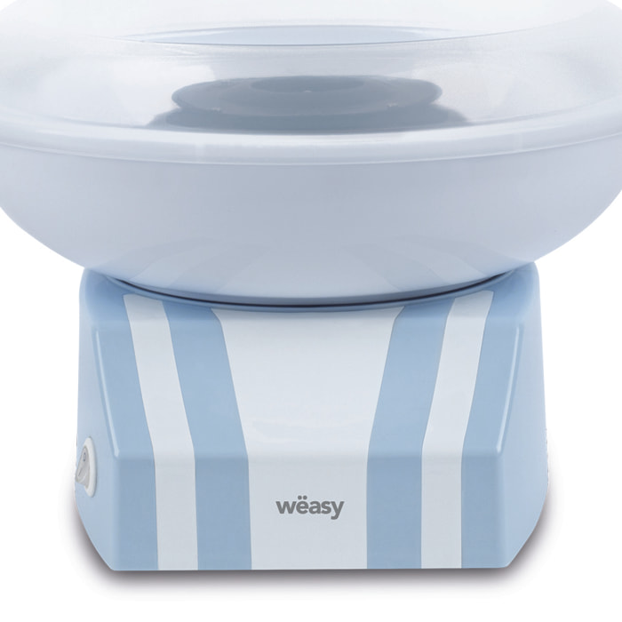 Máquina de algodón de azúcar SWEE32 Wëasy, 1 Cuchara medidora, 10 Conos de Papel, Bol extraíble, 450 W