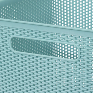 Panier en crochet Crochy 19L bleu