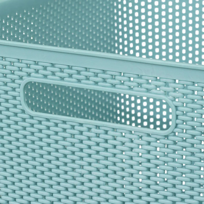 Panier en crochet Crochy 19L bleu