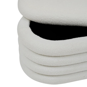 Banc coffre Giulia blanc 110x46cm