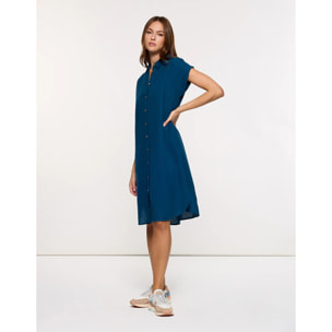 Vestido Midi Azul - Bayo
