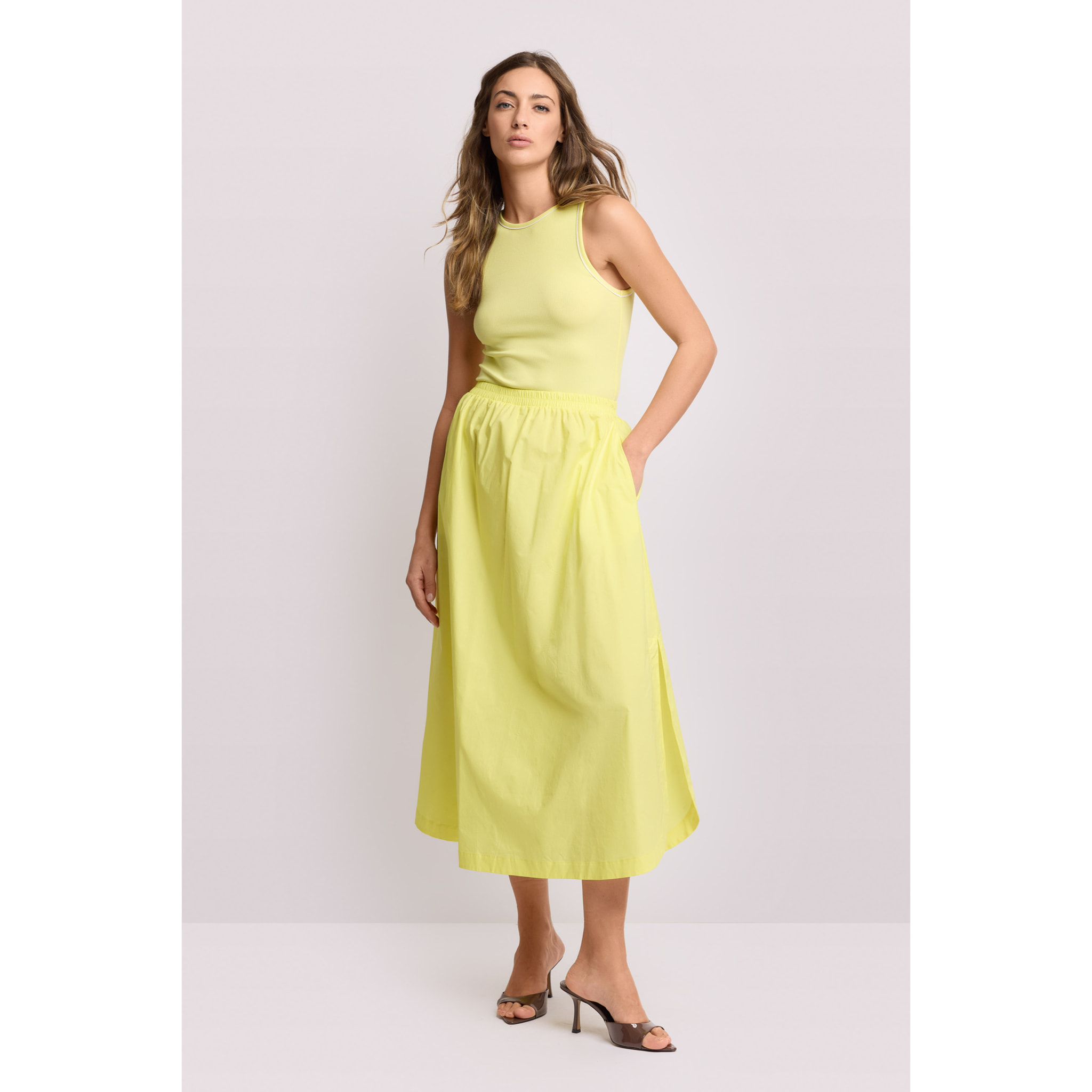 Kocca - Abito in stile minimal Donna, Tinta unita, Girocollo