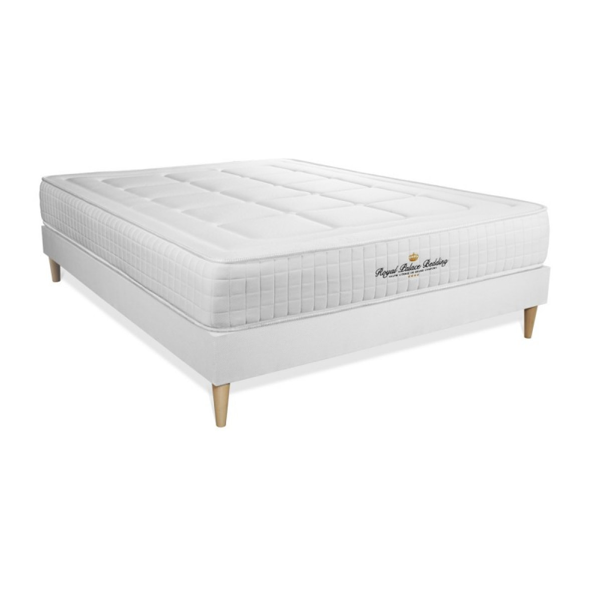 Ensemble 2p - Matelas Mémoire de forme - 24cm - Confort : Ferme - Balmoral