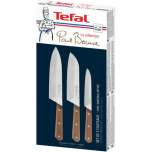 Set de couteaux TEFAL 3 couteaux Collection Paul Bocuse
