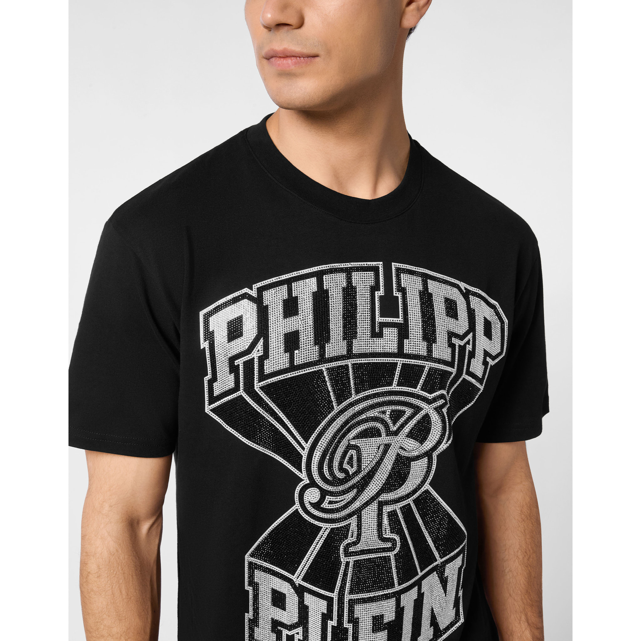 PHILIPP PLEIN T-Shirt Round Neck Ss COLLEGE