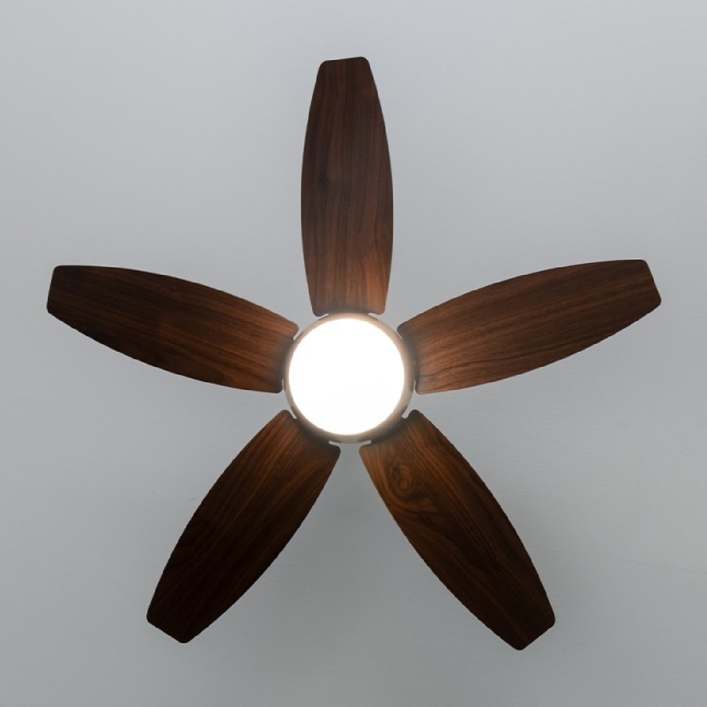 Ventilador de techo con luz EnergySilence Aero 4200 GoldDarkWood Cecotec