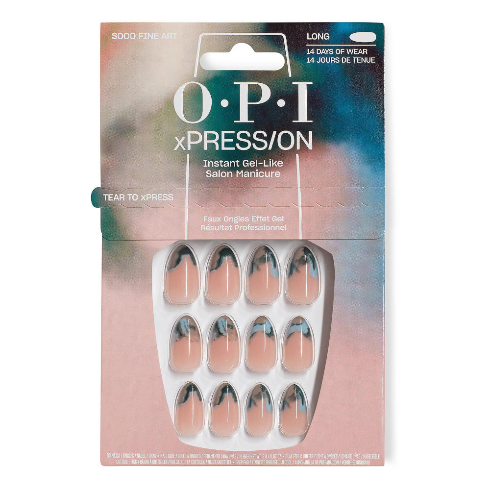 xPRESS/ON - Sooo Fine Art - Faux ongles réutilisables, effet gel - Jusqu'à 14 jours de tenue