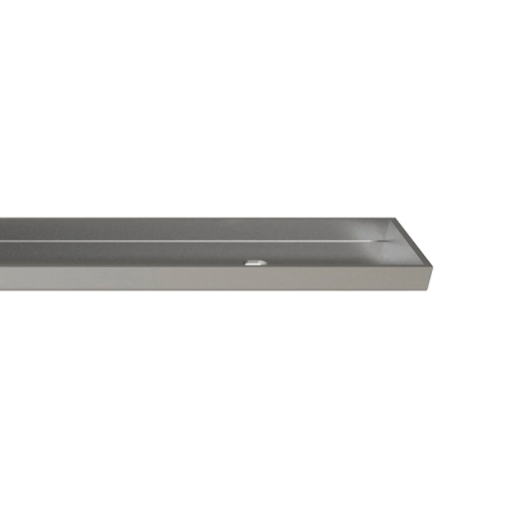 WEDI Barrette de finition à carreler pour évacuation linéaire 80 cm inox brossé Fundo
