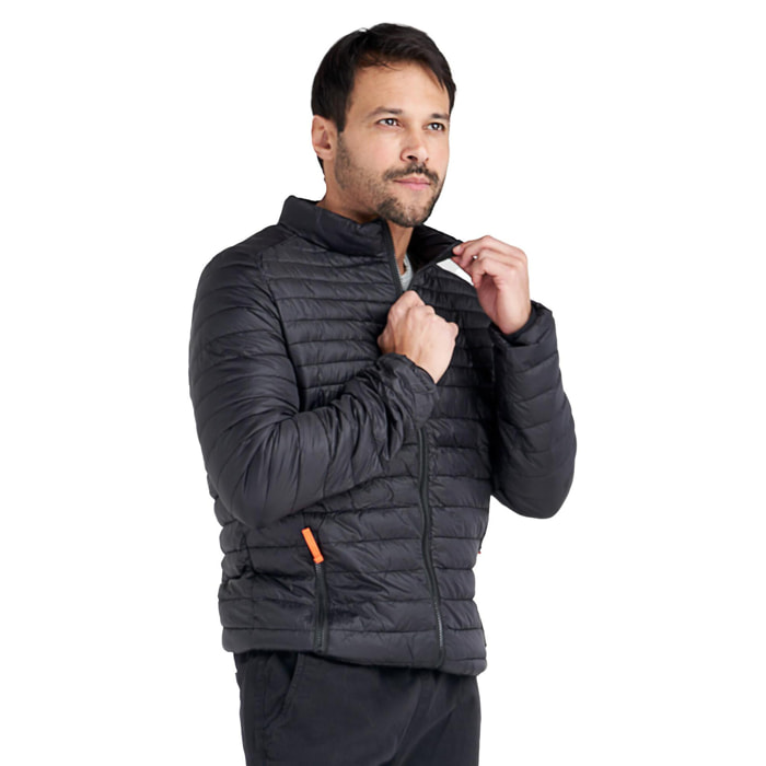 Plumífero de invierno para hombre "Basic" con cremallera y cuello alto