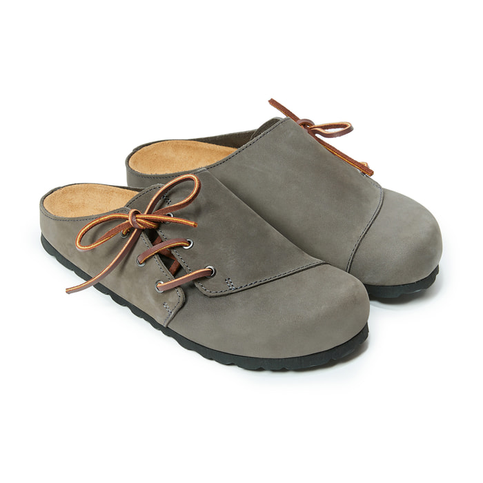 Sabot Mandèl Nubuck Grigio