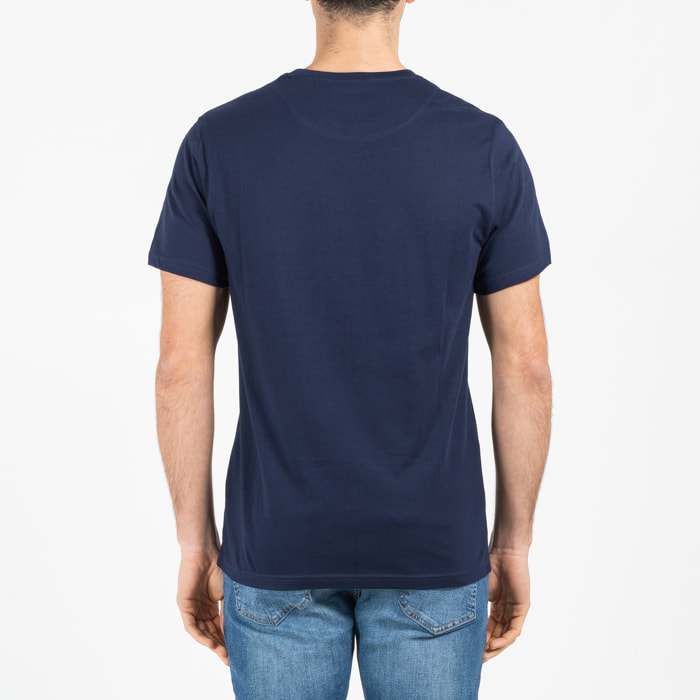 T-shirt jersey cotone organico con stampa narrow fit