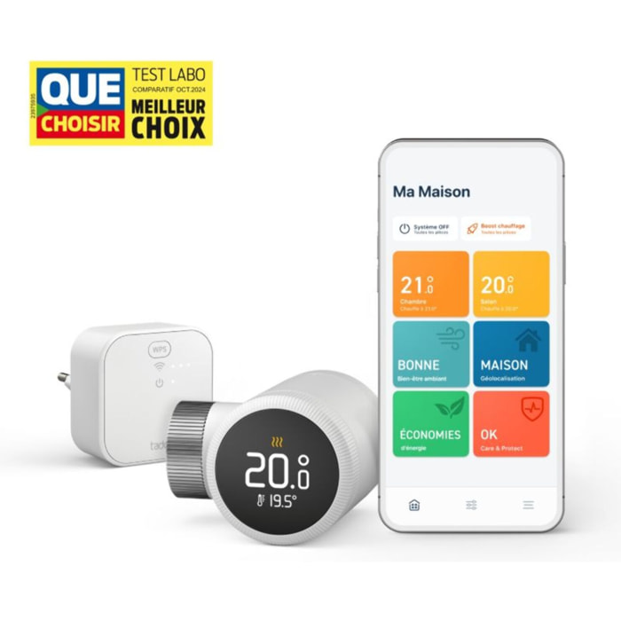 Tête thermostatique connectée TADO Intelligente X kit de démarrage