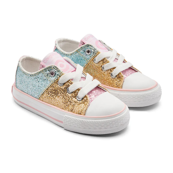 Zapatillas Bajas Niña Glitter Multicolor