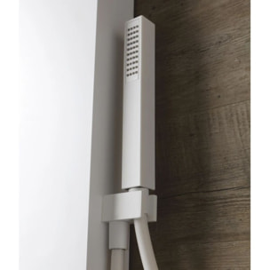 Colonne de douche thermostatique KINEDO Aquastyle blanc mat