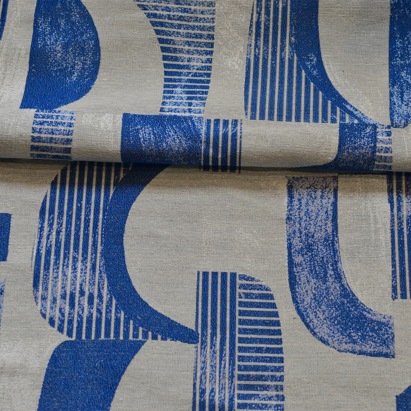 Tissus d'ameublement à motifs indigo - Bleu
