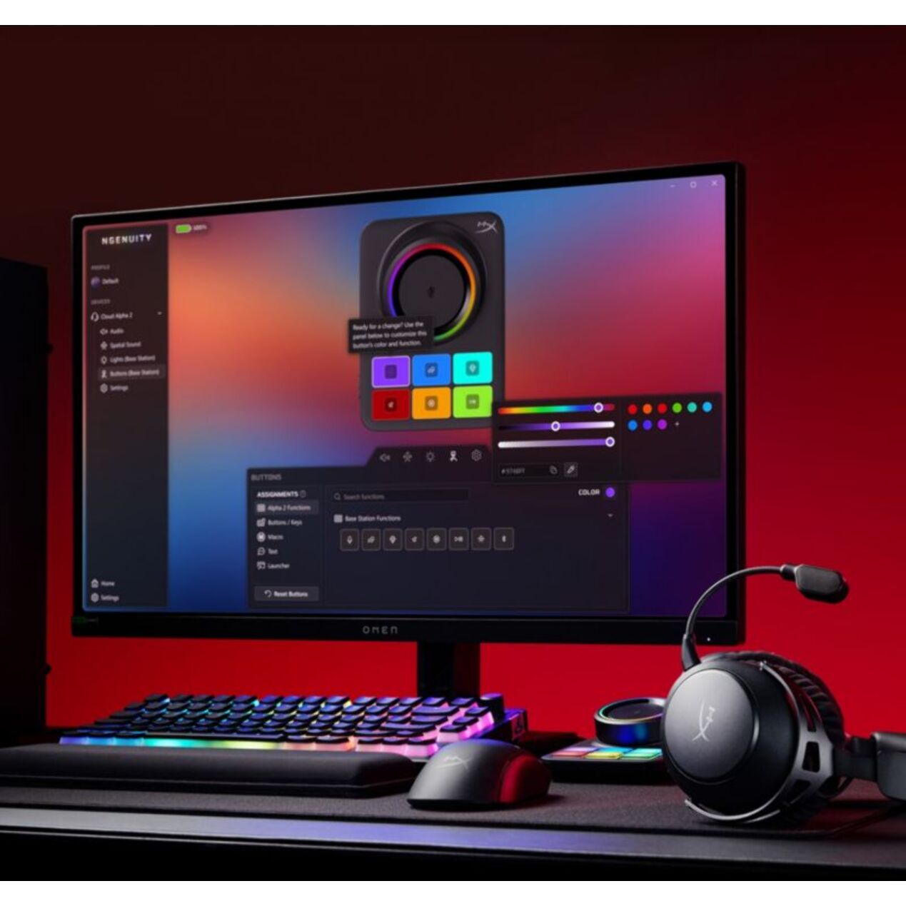 Casque gamer HYPERX Cloud Alpha 2 sans fil