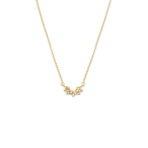 Collana Lotus   Argento Placcato Oro