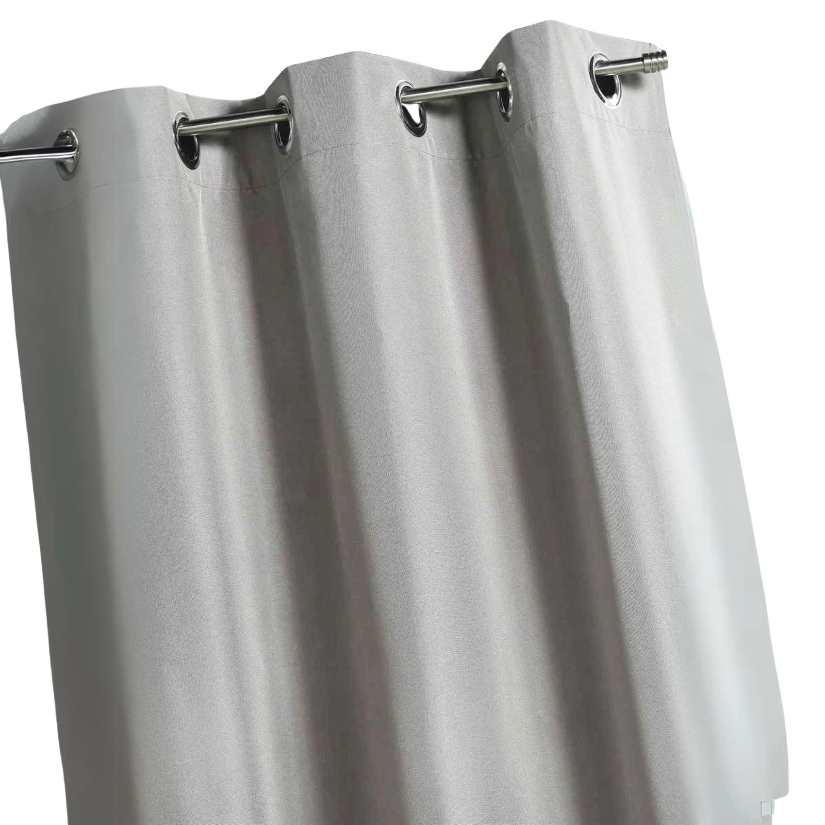 Rideau d'extérieur en tissu déperlant - Argent