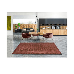 MARGOT Alfombra geométrica de pelo corto Caldera, varias medidas disponibles.