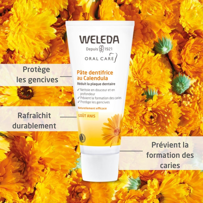 WELEDA - Pâte dentifrice au Calendula - 75 ml