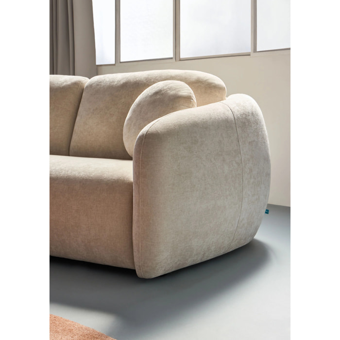 Sofá Cama Luxe - Apertura Italiana - Colchón Matrimonio - Tejido Hoary Lavable - 2 Cojines incluídos - Múltiples colores - 5 Años de Garantía
