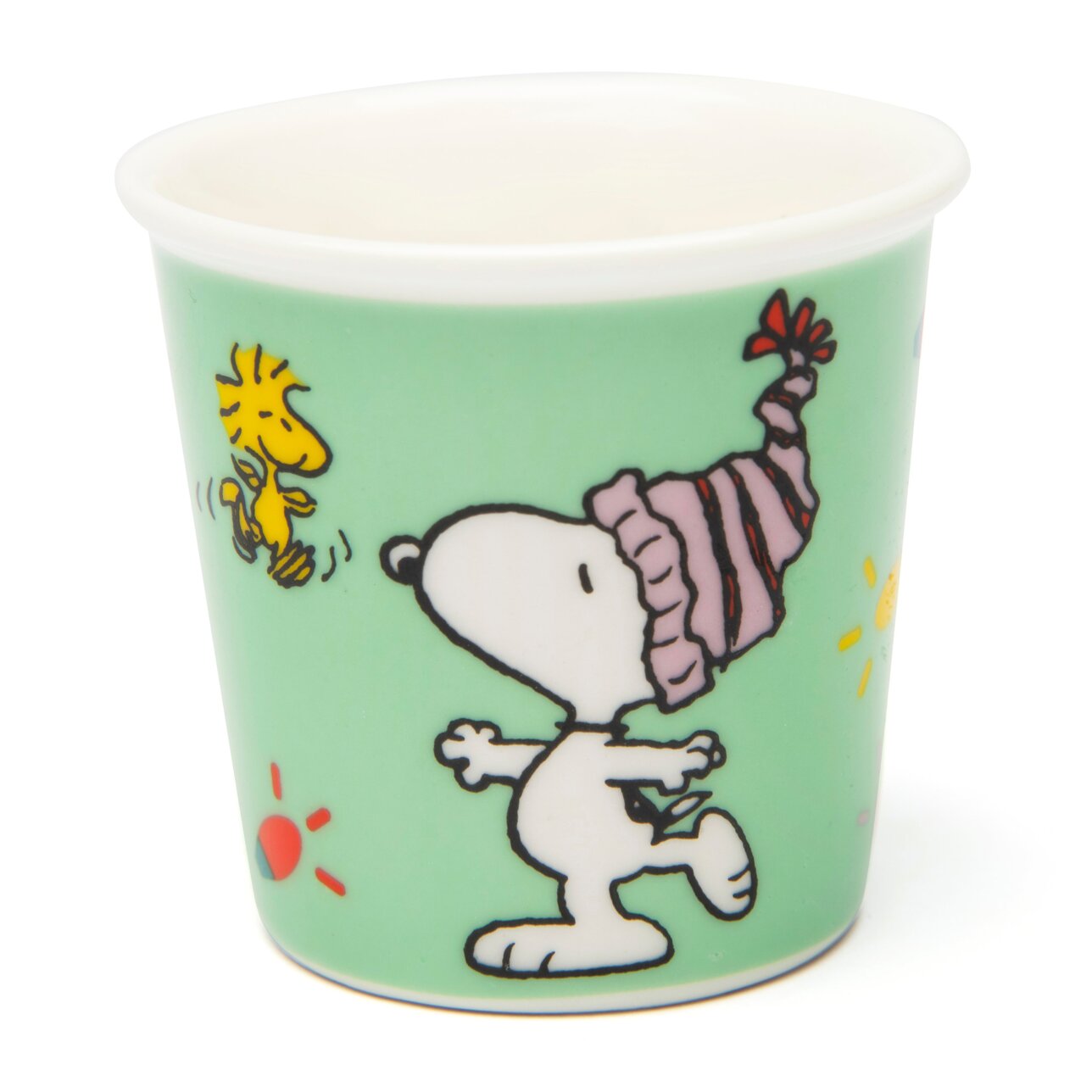 Set 6 bicchierini caffè Excelsa - Peanuts Shiny and Bright, New Bone China Multicolore