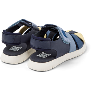 Sandalias - CAMPER Oruga Twins - Multicolor - Cuero de gamuza