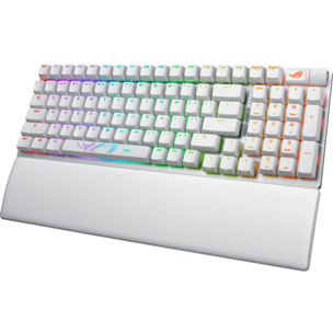 Clavier gamer sans fil ASUS ROG Strix Scope II 96 Wireless Blanc