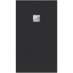 Receveur antidérapant Planeo acrylique gris anthracite