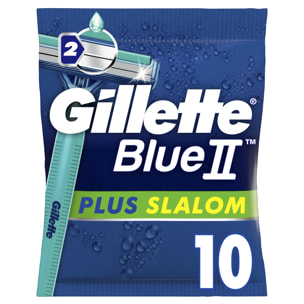 3x10 Rasoirs Jetables Gillette Blue II Plus Slalom