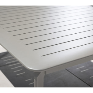 Ensemble table et chaises de jardin  - gris - ROME