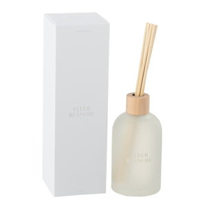 J-Line Bâtonnets parfumés Accords Essentiels - Fleur Blanche - blanc - 250ml