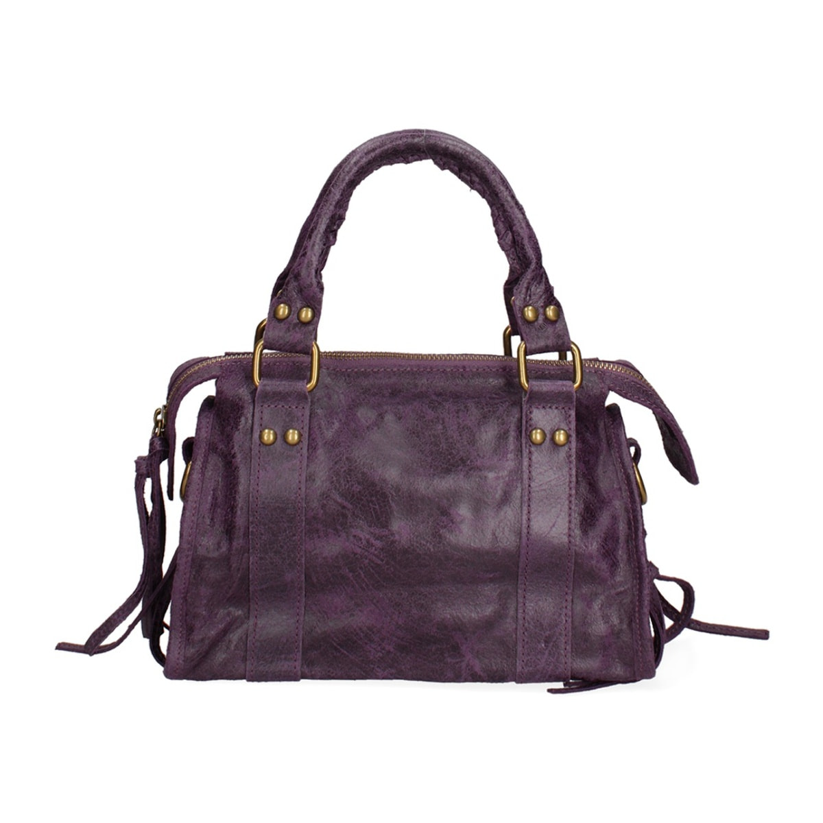 Borsa a spalla da donna - Modello Erisia - Vera pelle - 25.0 x 15.0 x 10.0 cm