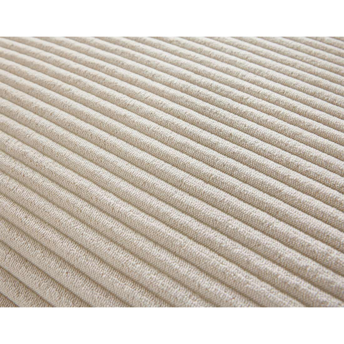Garance - module d'assise d'angle réversible - en velours côtelé - Beige
