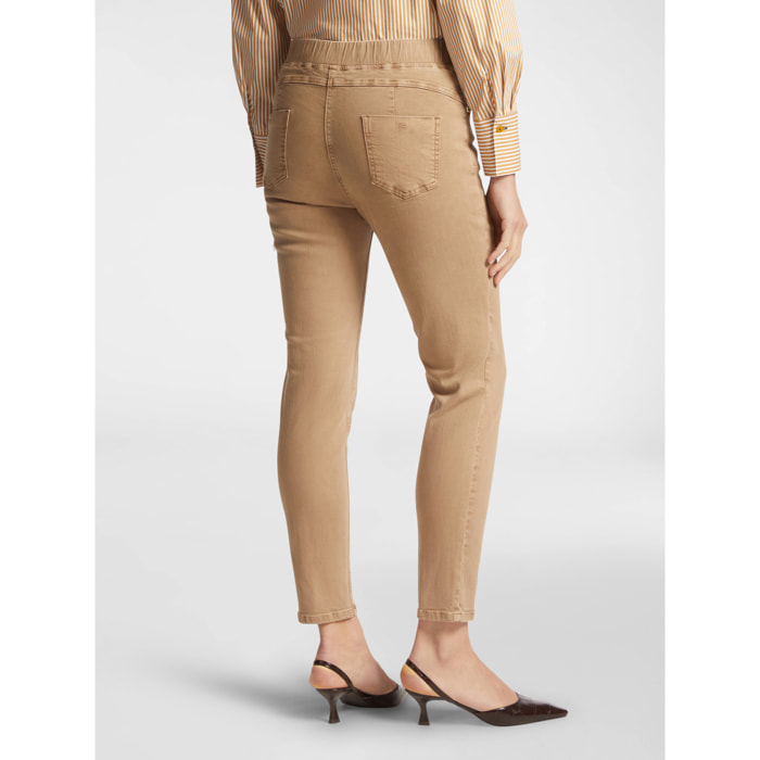 Elena Mirò - Jeggings pull on, "Pat" - Beige