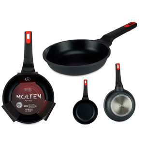 TEGLIA 22CM IN GHISA FULL INDUCTION MOLTEN