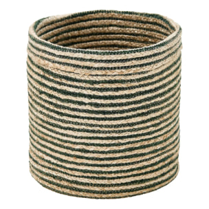 Lot de 4 paniers de rangement assortis Tito en jute