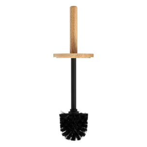 Brosse WC "BlackFlora" noir et blanc