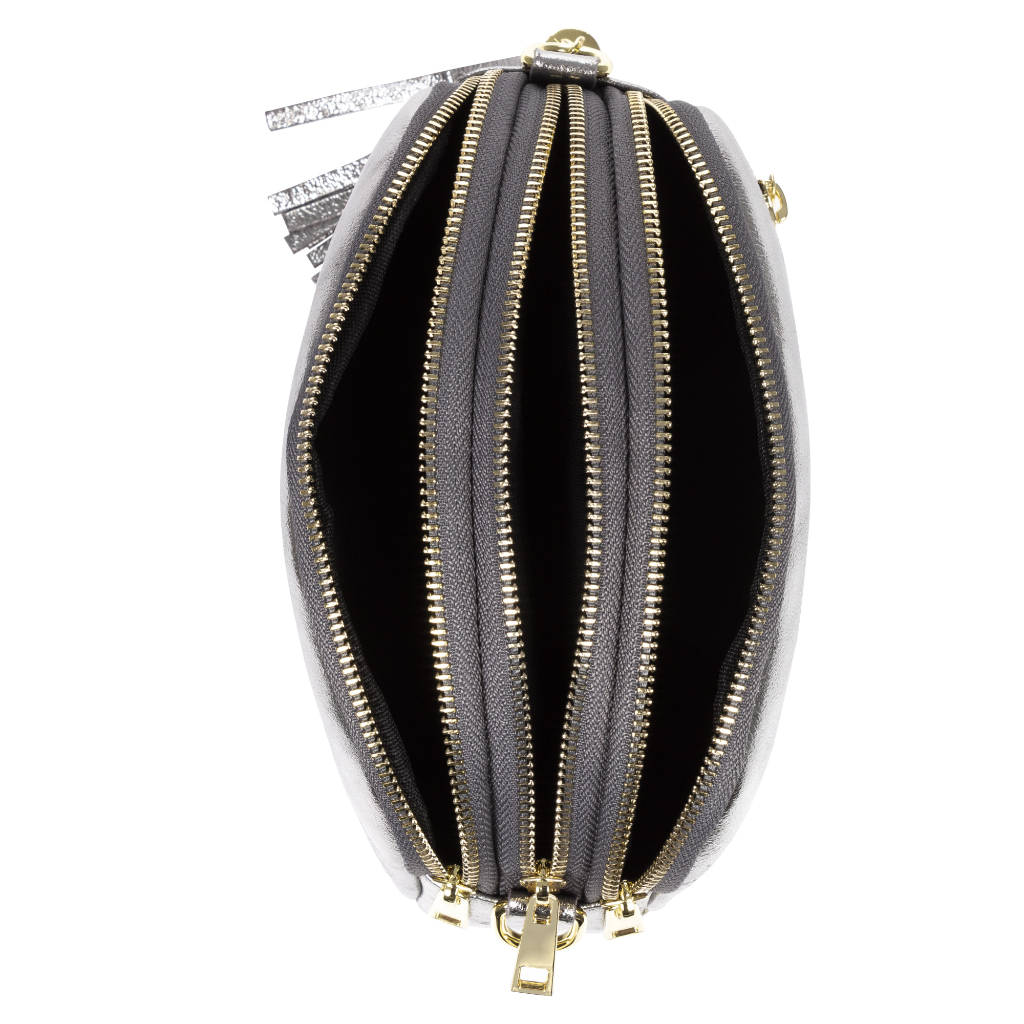 Aliminusa bolso bandolera Mujer. Piel auténtica Gamuza Lacada.