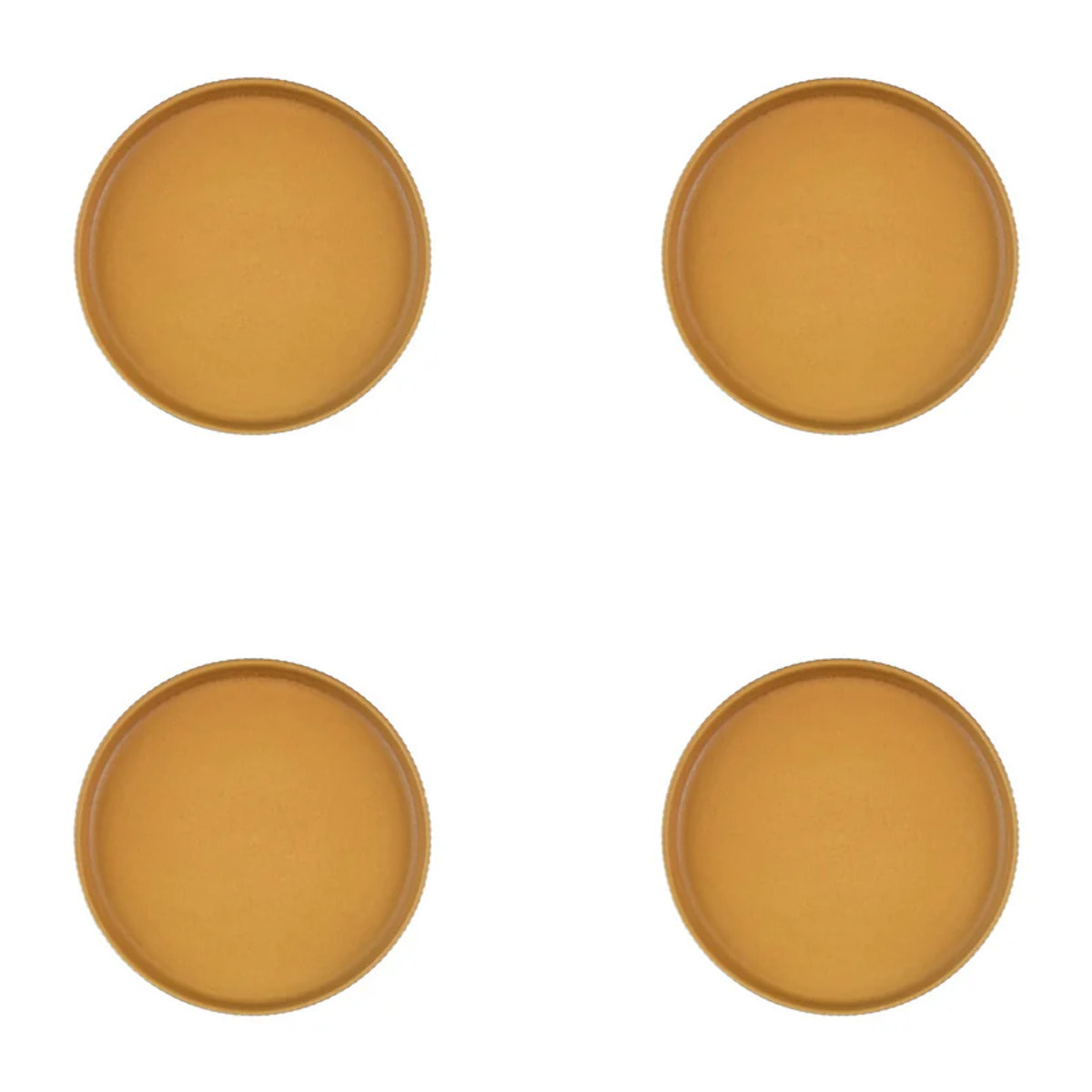 Assiette SCANDI Ø16,5cm - 4 pièces - Ocre