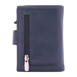 Portafoglio  da uomo In Vera pelle Made in Italy 7,5x10x2,5 cm