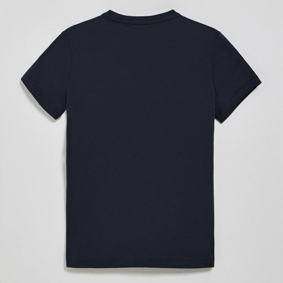 Pack mujer de tres camisetas negra, azul marino y blanca de manga corta con logo bordado Rigby Go