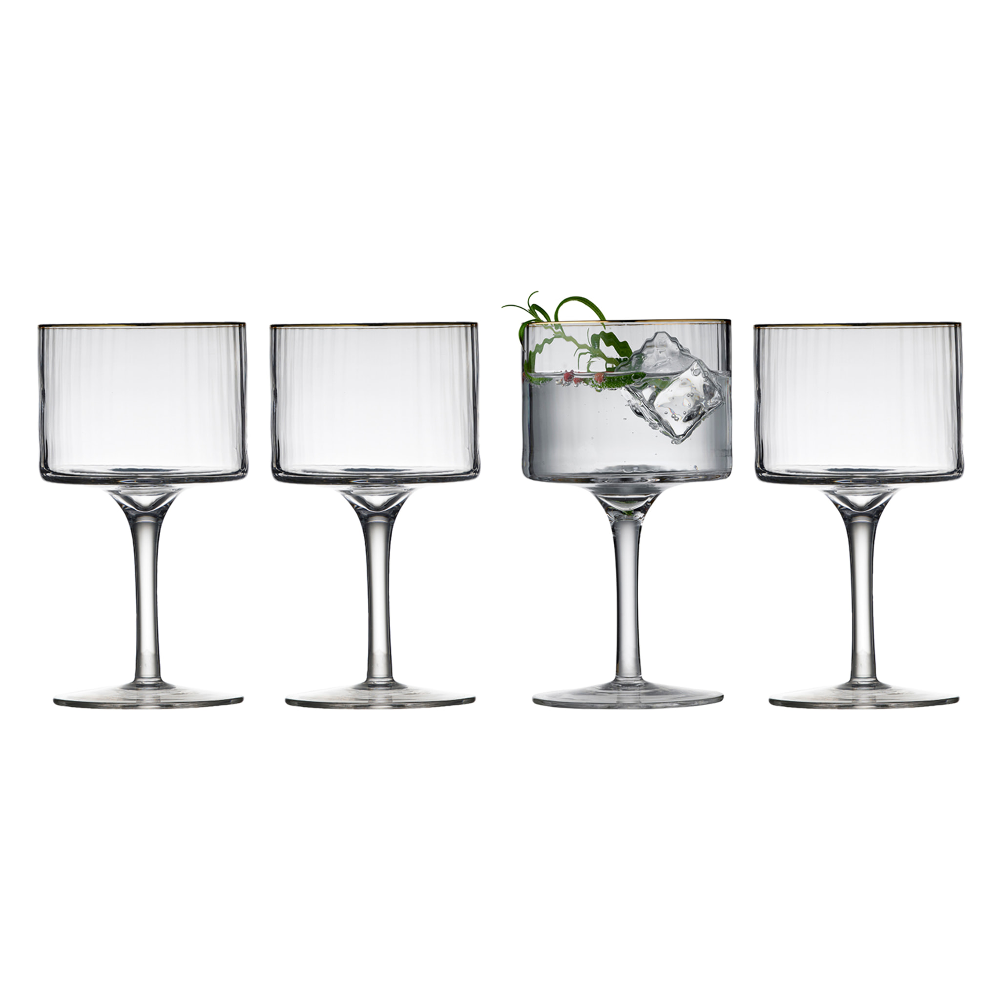 Set de 4 verres à gin tonic Palermo Gold 32 cl