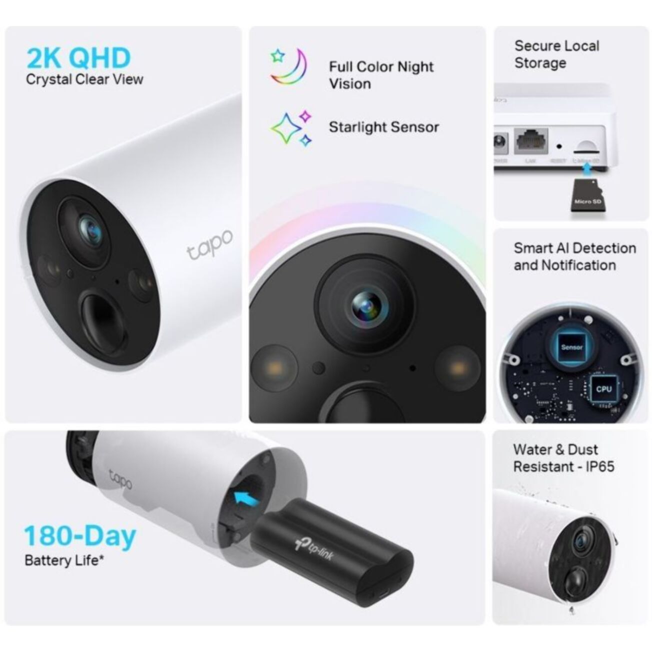 Caméra de surveillance TP-LINK Tapo C420 2 caméras 2K wifi sans fil